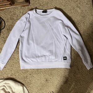 DKNY Men's Light Purple Crewneck Sweater